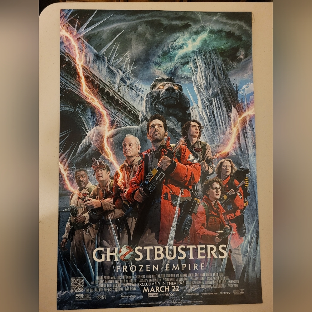 Ghostbusters: The Frozen Empire (2024) Promotional Release Poster